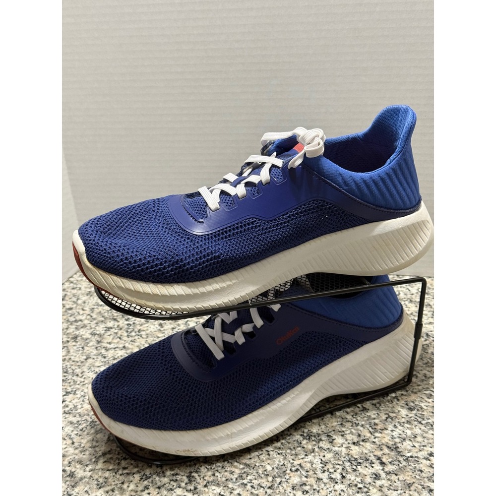 OluKai Huia Sneakers Mens 11 Blue Breathable Mesh Athletic Shoes